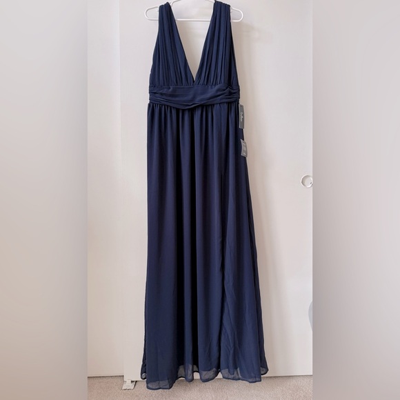 NWT Lulus Heavenly Hues Navy Blue Maxi Dress - Picture 5 of 15